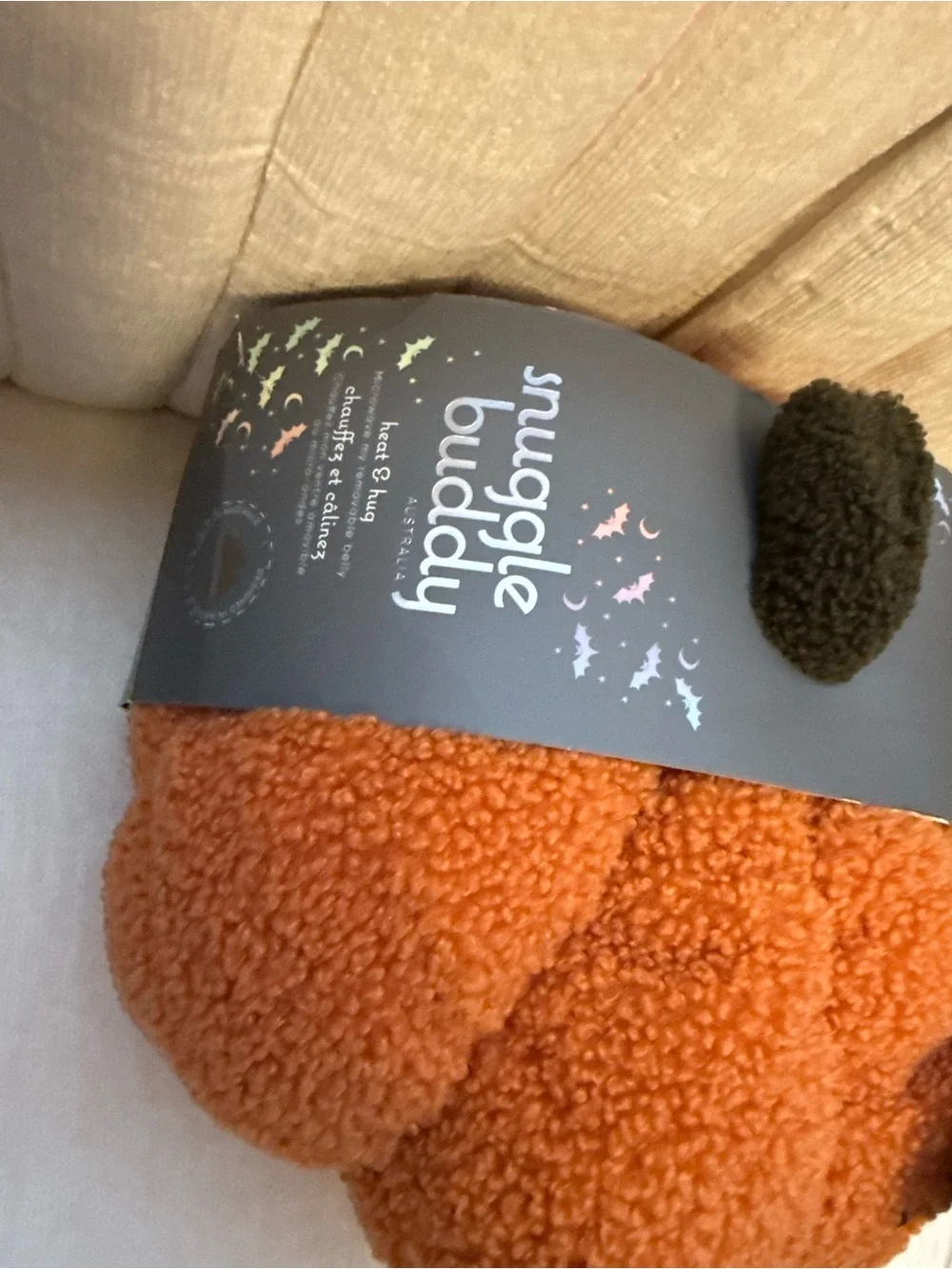 Snuggle Buddy Jack-O'-Lantern Pumpkin Plush
